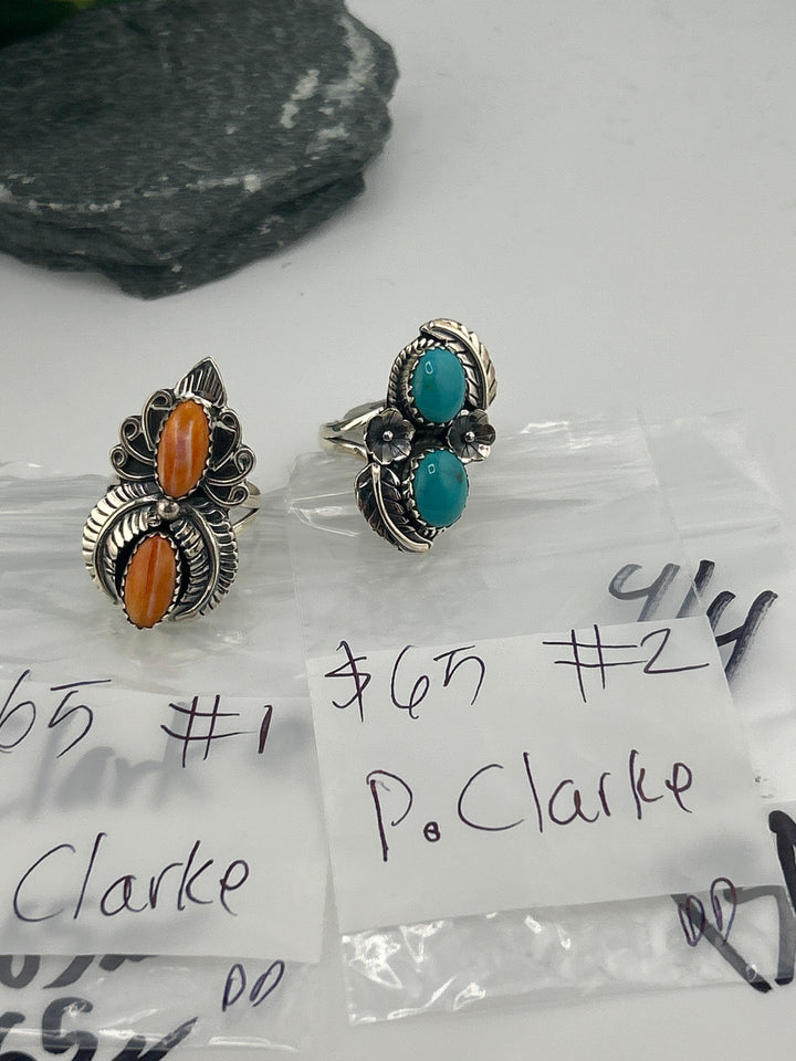 RESERVED FOR: P. Clarke - 4/4/2025 Friday App show Live Show -  2 Sterling Silver Items