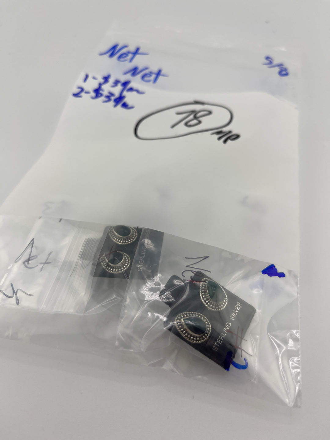 RESERVED FOR: Net Net - 5/8/2025 tiktok Live Show - 2 Sterling Silver Items