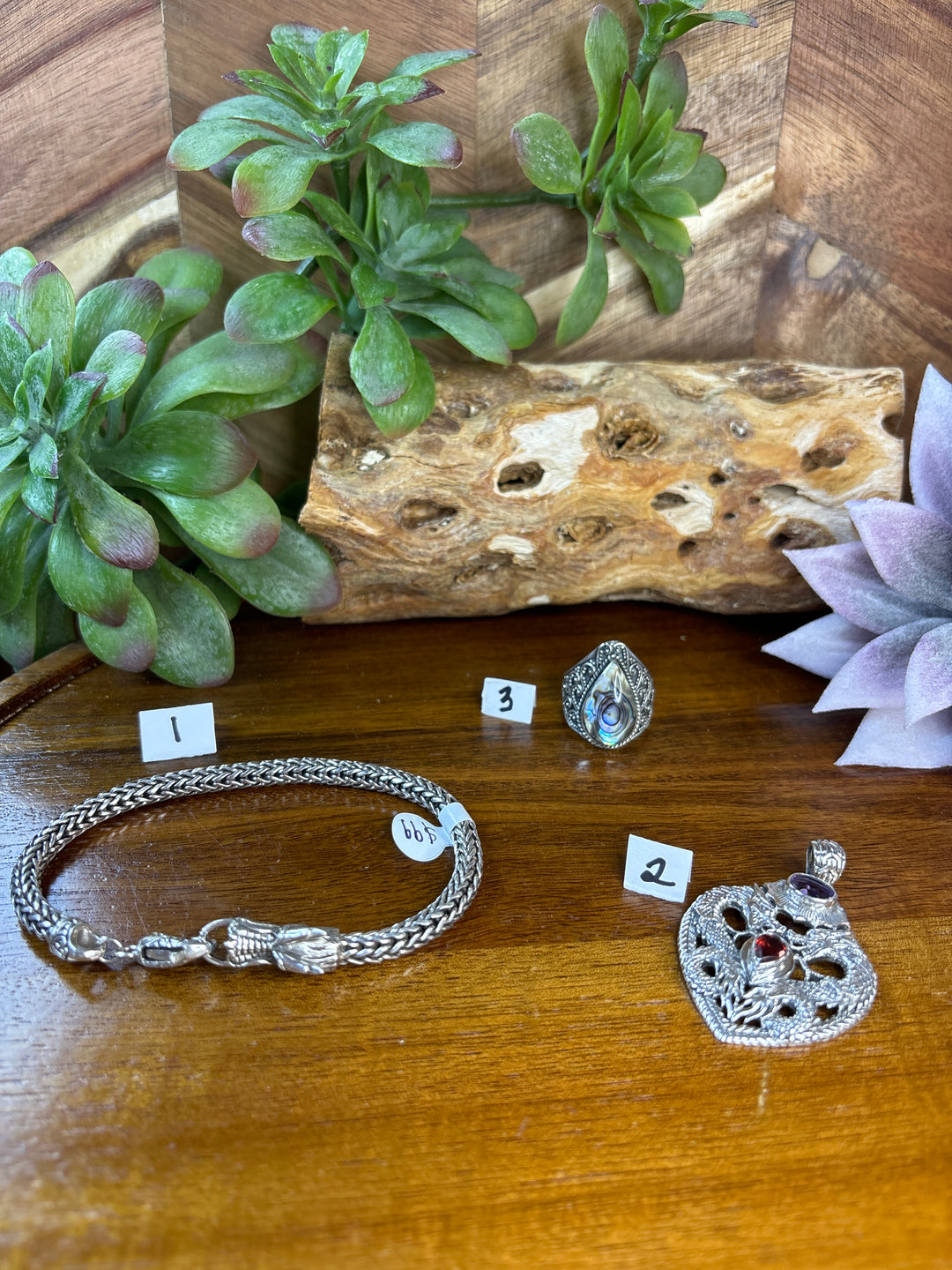 RESERVED FOR: Jeff Rodriguez 8/2/24- 3 Sterling Silver Items