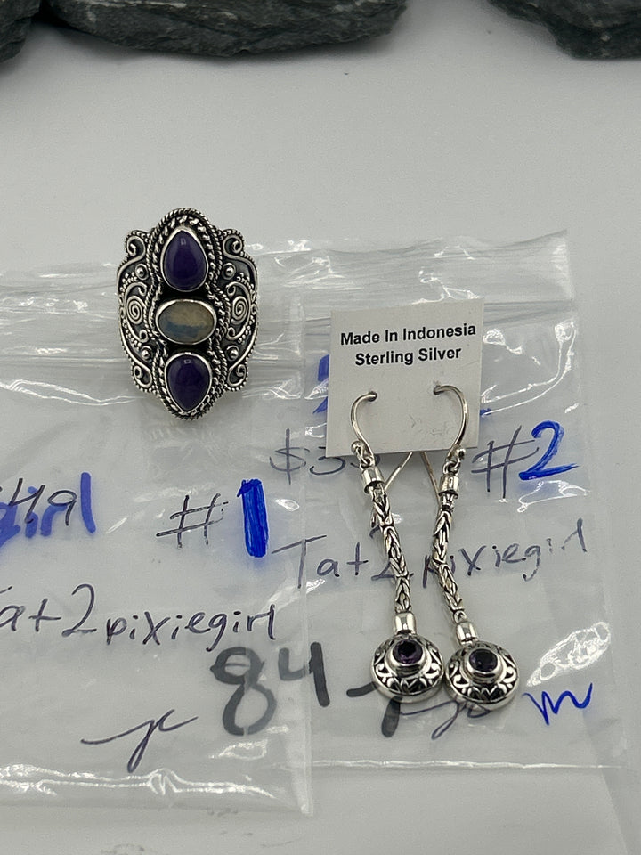 RESERVED FOR:  Tat2pixiegirl- 5/22/2025 tiktok Live Show - 2 Sterling Silver Items