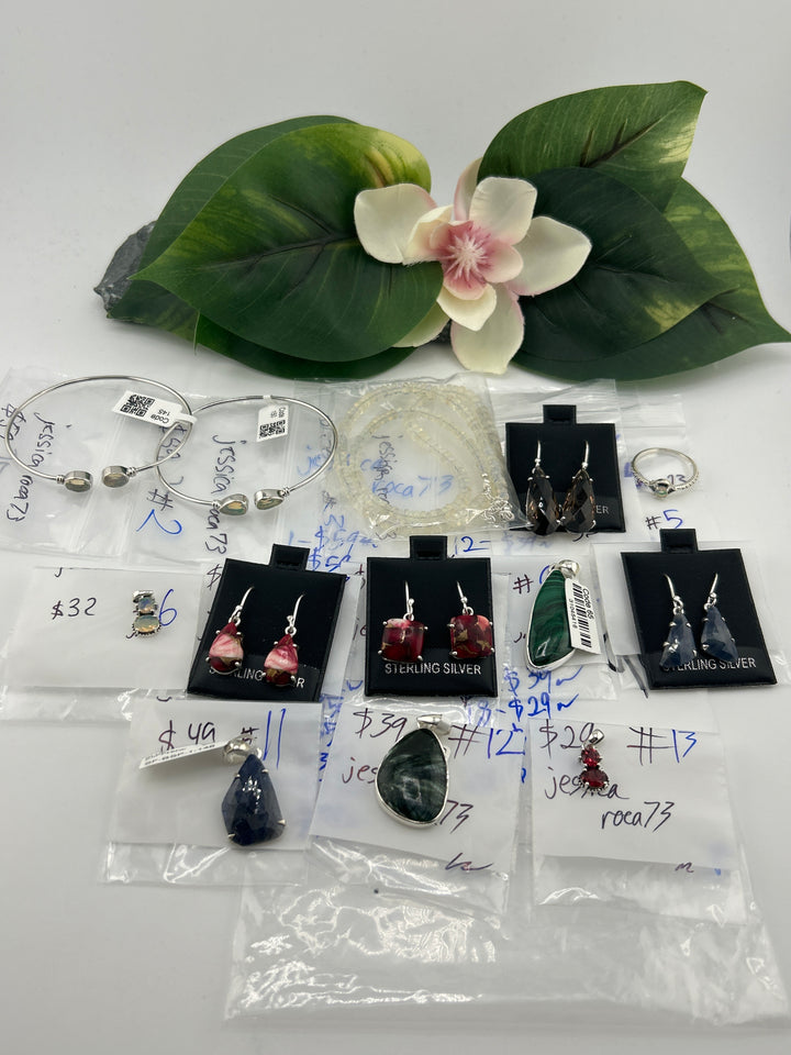 RESERVED FOR: jessica roca73 - 4/26/2025 tiktok Live Show - 23 Sterling Silver Items