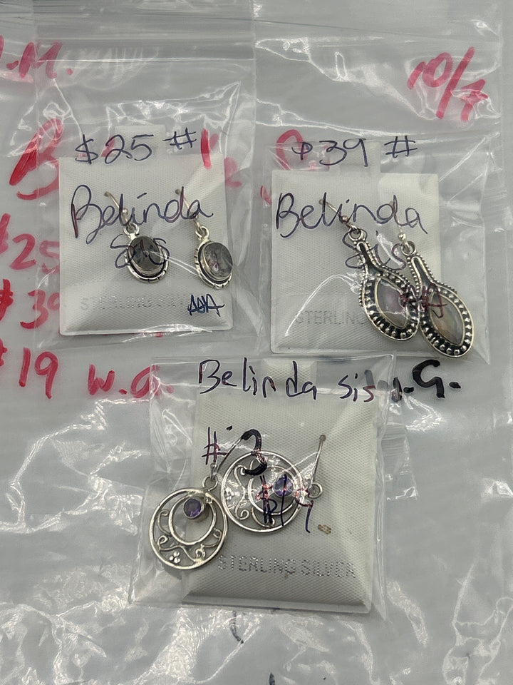 AM SHOW 48HR RESERVED FOR: Belinda Sis   - 10/7/2025 FL tiktok Live Show - 3 Sterling Silver Items