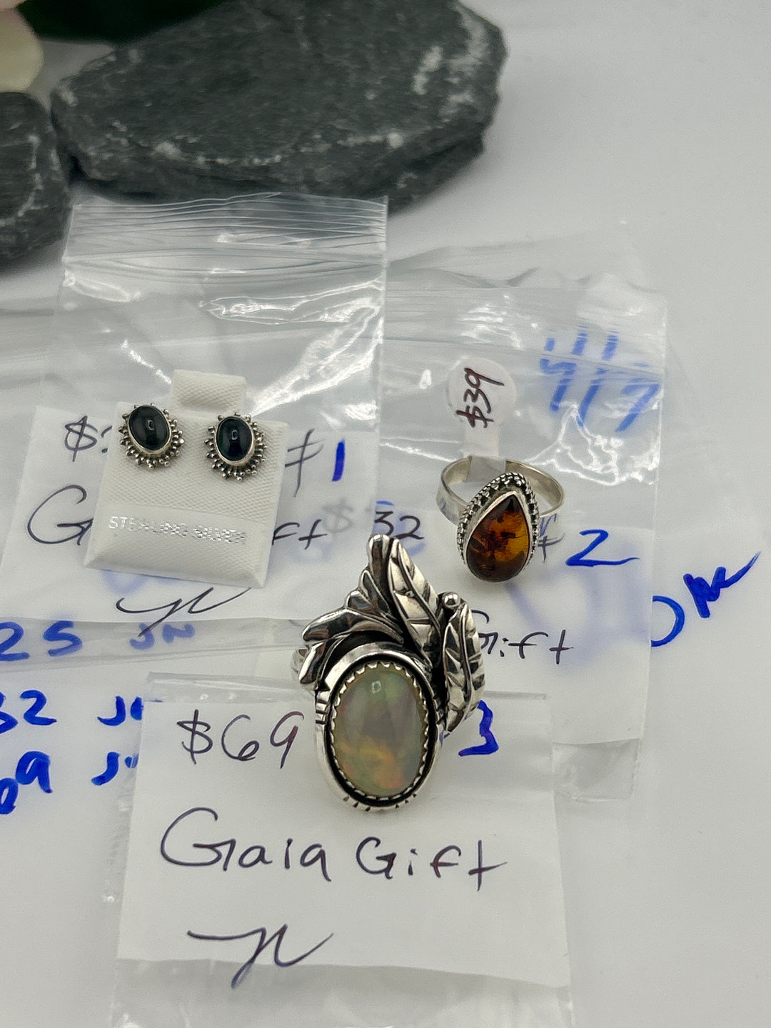 RESERVED FOR: GaiaGift - 4/3/2025 Tiktok Live Show - 3 Sterling Silver Items