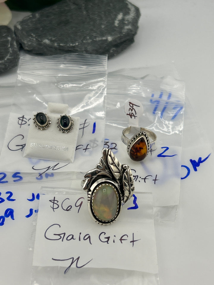 RESERVED FOR: GaiaGift - 4/3/2025 Tiktok Live Show - 3 Sterling Silver Items