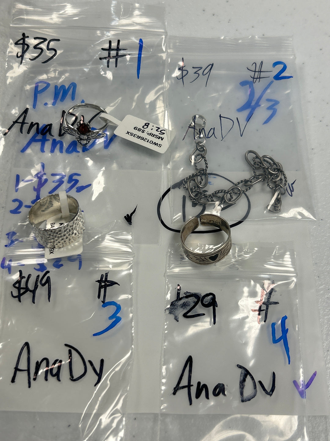 AnaDV - 2/3/26 - 4 925 Sterling Silver Items