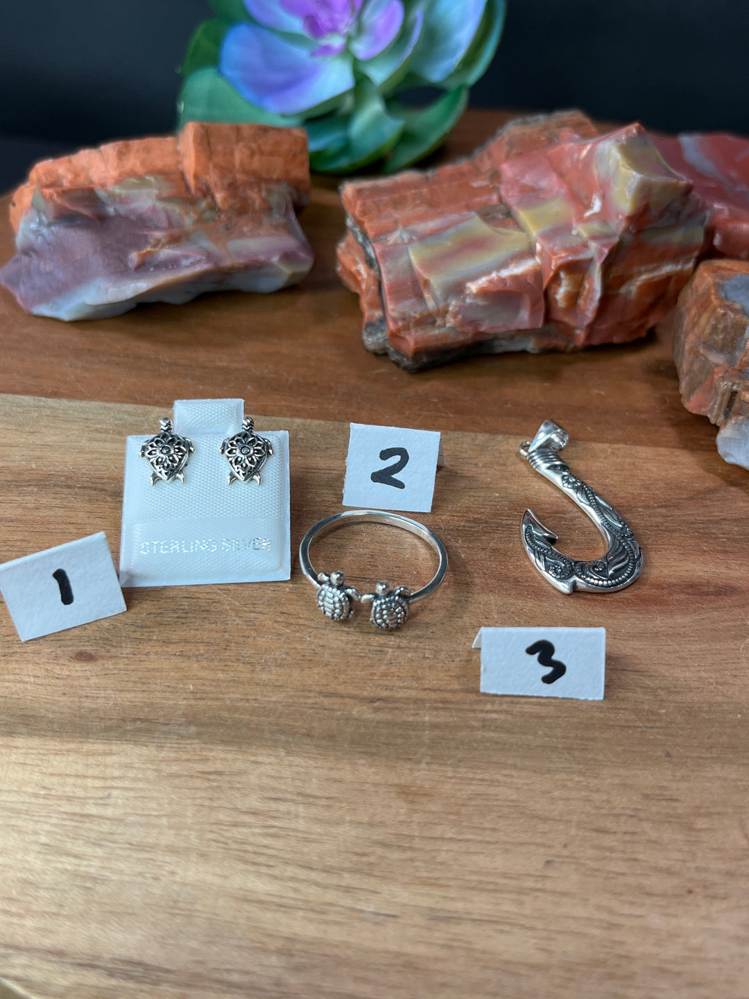 RESERVED FOR: nmchica-7/7/24- 3 Sterling Silver Items