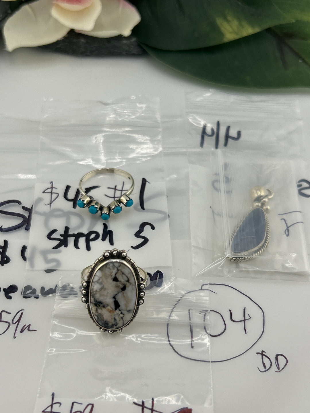 RESERVED FOR: Steph S - 4/4/2025 - Friday App show Live Show -  3 Sterling Silver Items