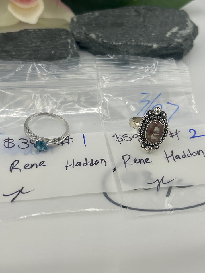RESERVED FOR: Rene Haddon - 3/27/2025 tiktok Live Show - 2  Sterling Silver Items