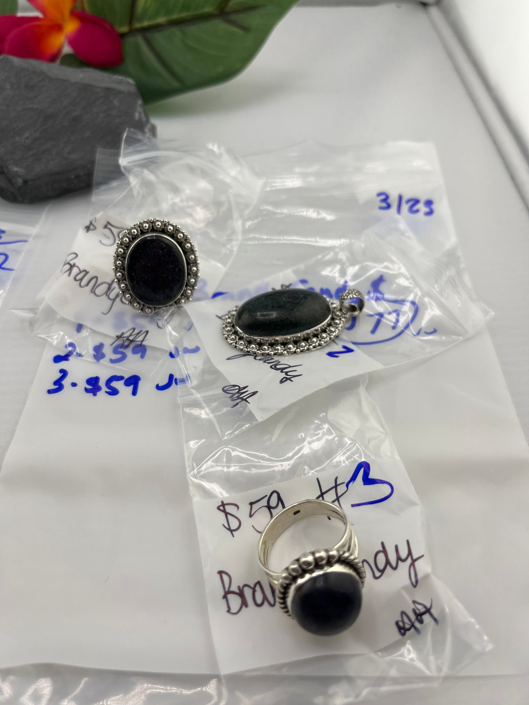 RESERVED FOR: $BrandyCandy$  - 3/23/2025 Live Show - 3 Sterling Silver Items