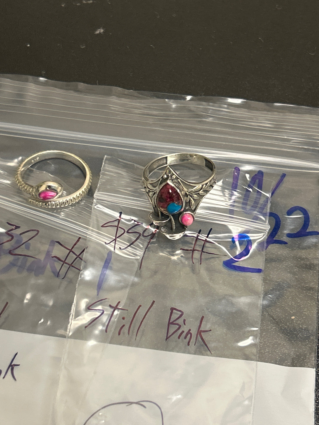 PM SHOW 48HR - RESERVED FOR: Still Bink - 10/22/2025 FL tiktok Live Show - 2 Sterling Silver Items