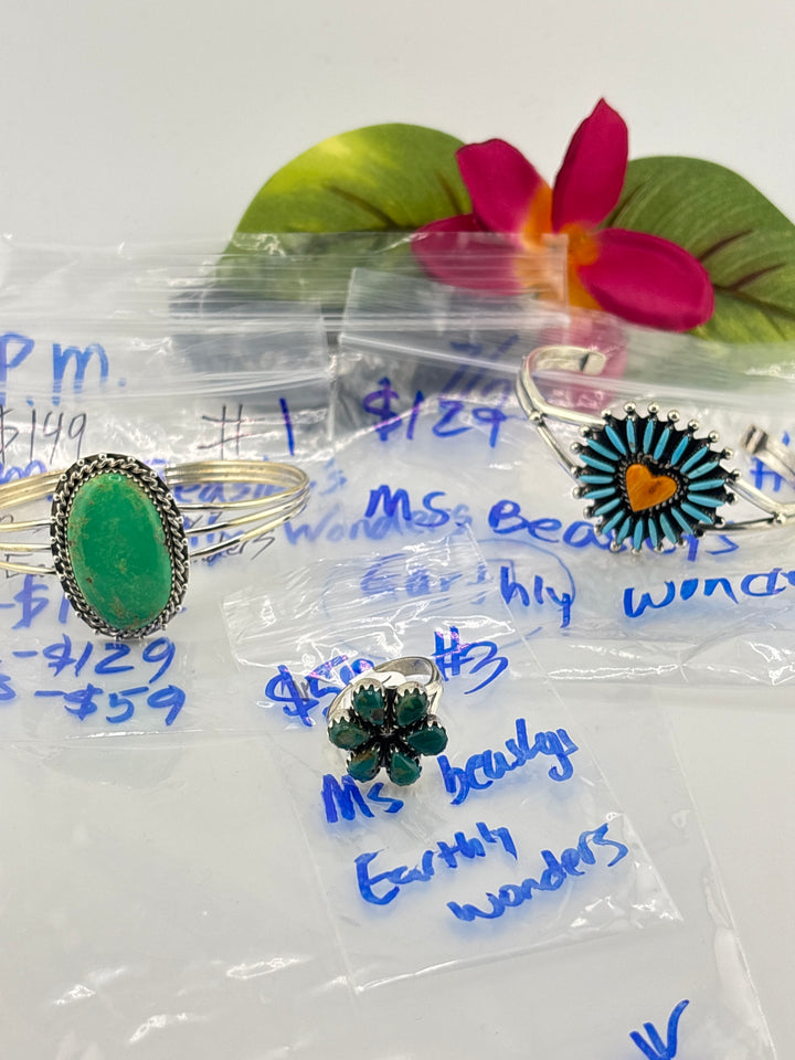 PM SHOW 24HR - RESERVED FOR: Mrs Beasley's Earthly Wonders  - 7/26/2025 FL tiktok Live Show - 3 Sterling Silver Items