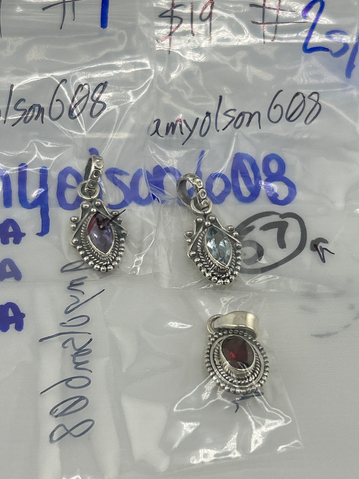 RESERVED FOR: amyolson608 - 5/24/2025 tiktok Live Show - 3 Sterling Silver Items