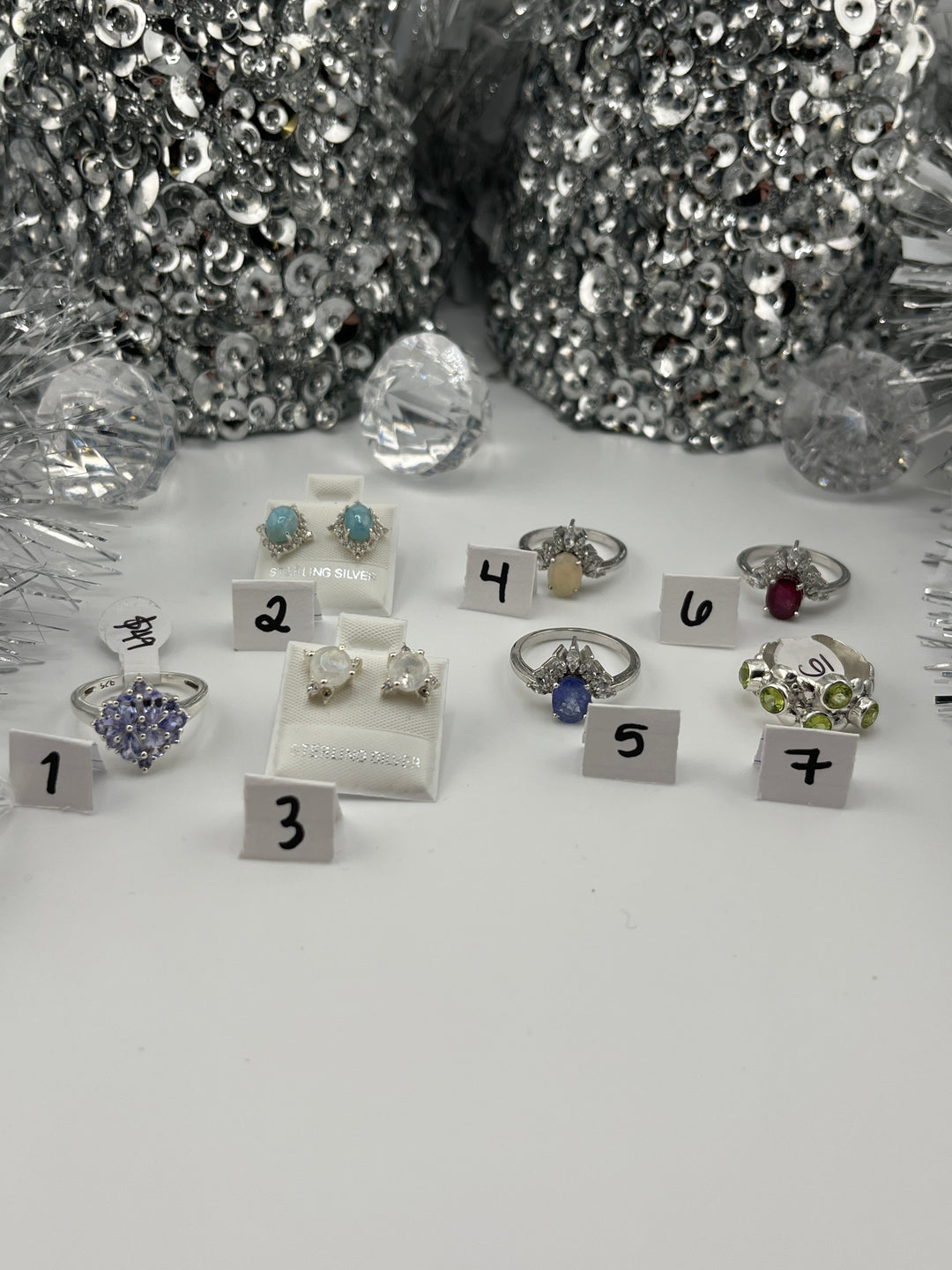 RESERVED FOR:   Alma Santos -11/27/2024 - 7 Sterling Silver Items