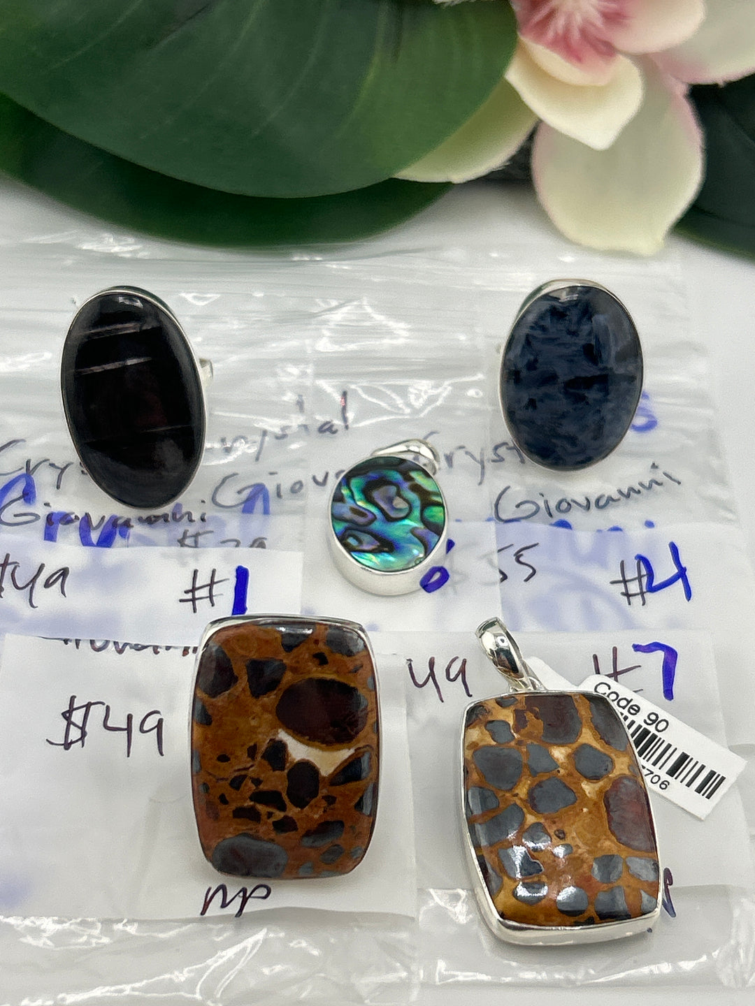 RESERVED FOR:  Crystal Giovanni- 5/3/2025 tiktok Live Show - 5 Sterling Silver Items