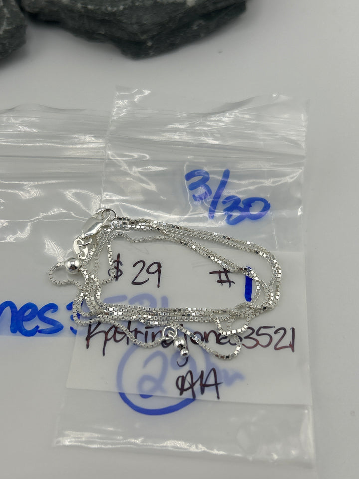 RESERVED FOR: katrinajones3521- 3/30/2025 tiktok Live Show -1 Sterling Silver Items