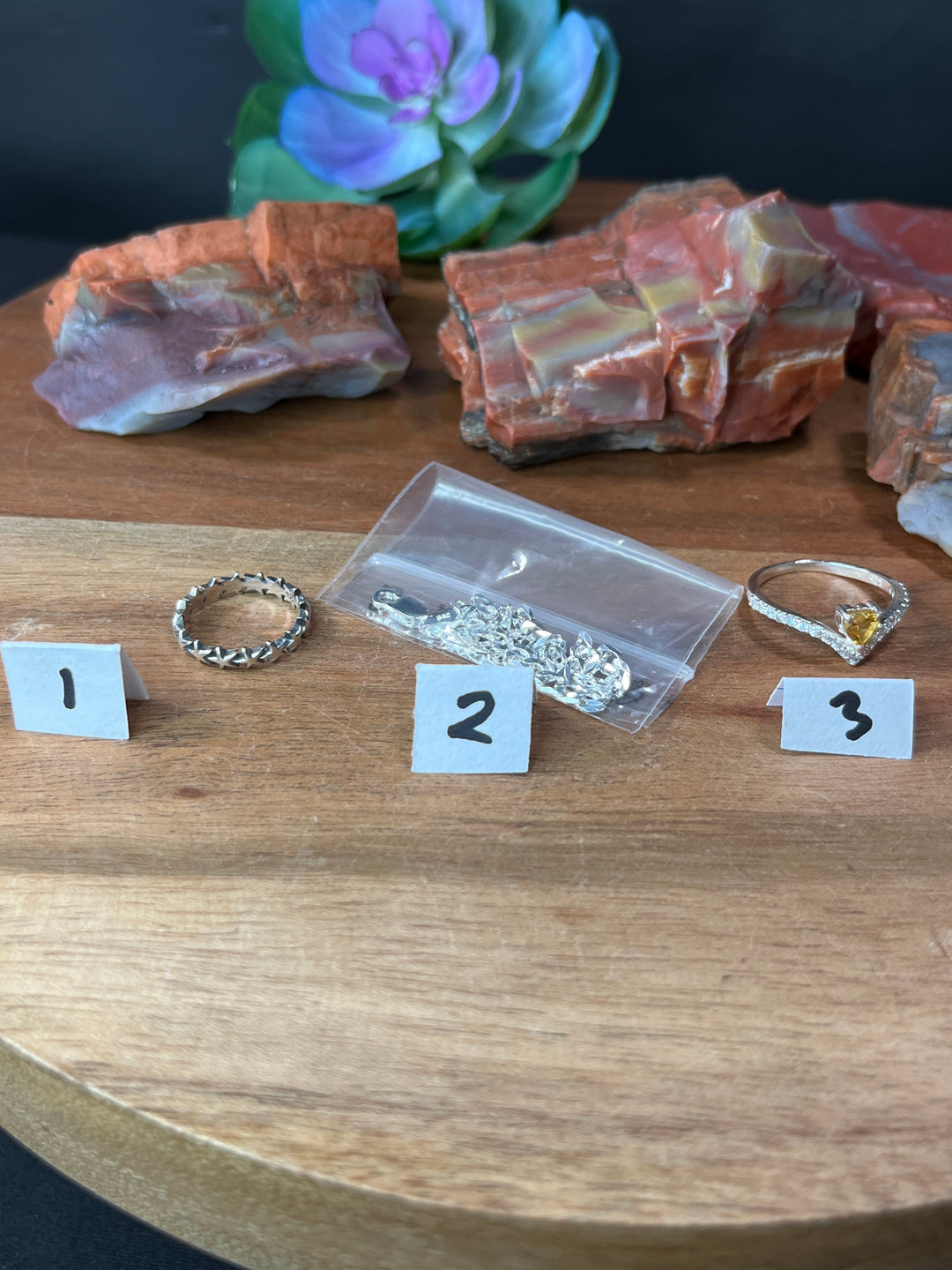 RESERVED FOR: lorena-7/7/24- 3 Sterling Silver Items