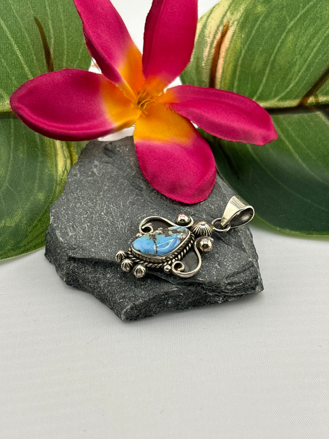 Golden Hills Turquoise Pendant