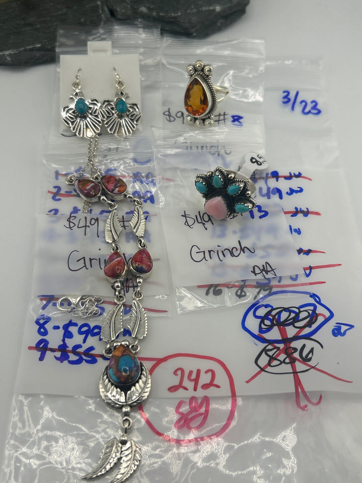 RESERVED FOR: Grinch - 3/23/2025 Live Show -4 Sterling Silver Items