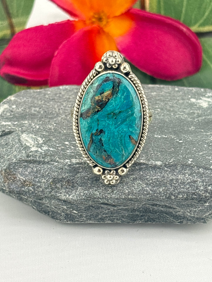 Opalized Wood Ring Size 11.25