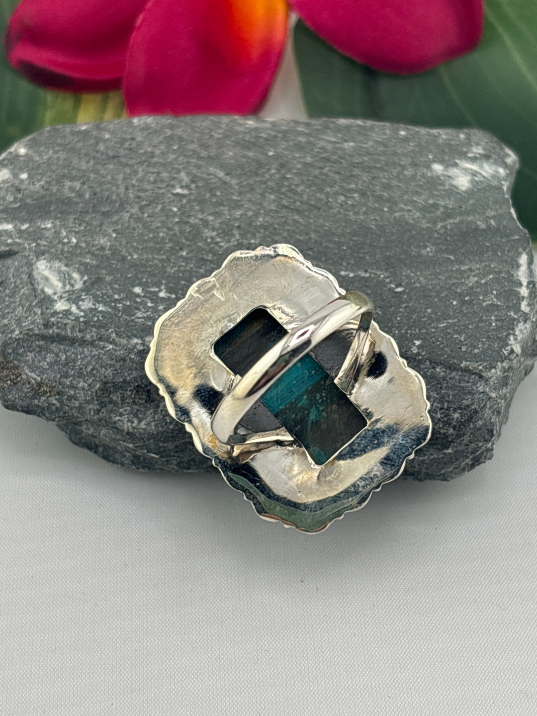 Opalized Wood Ring Size 11.25
