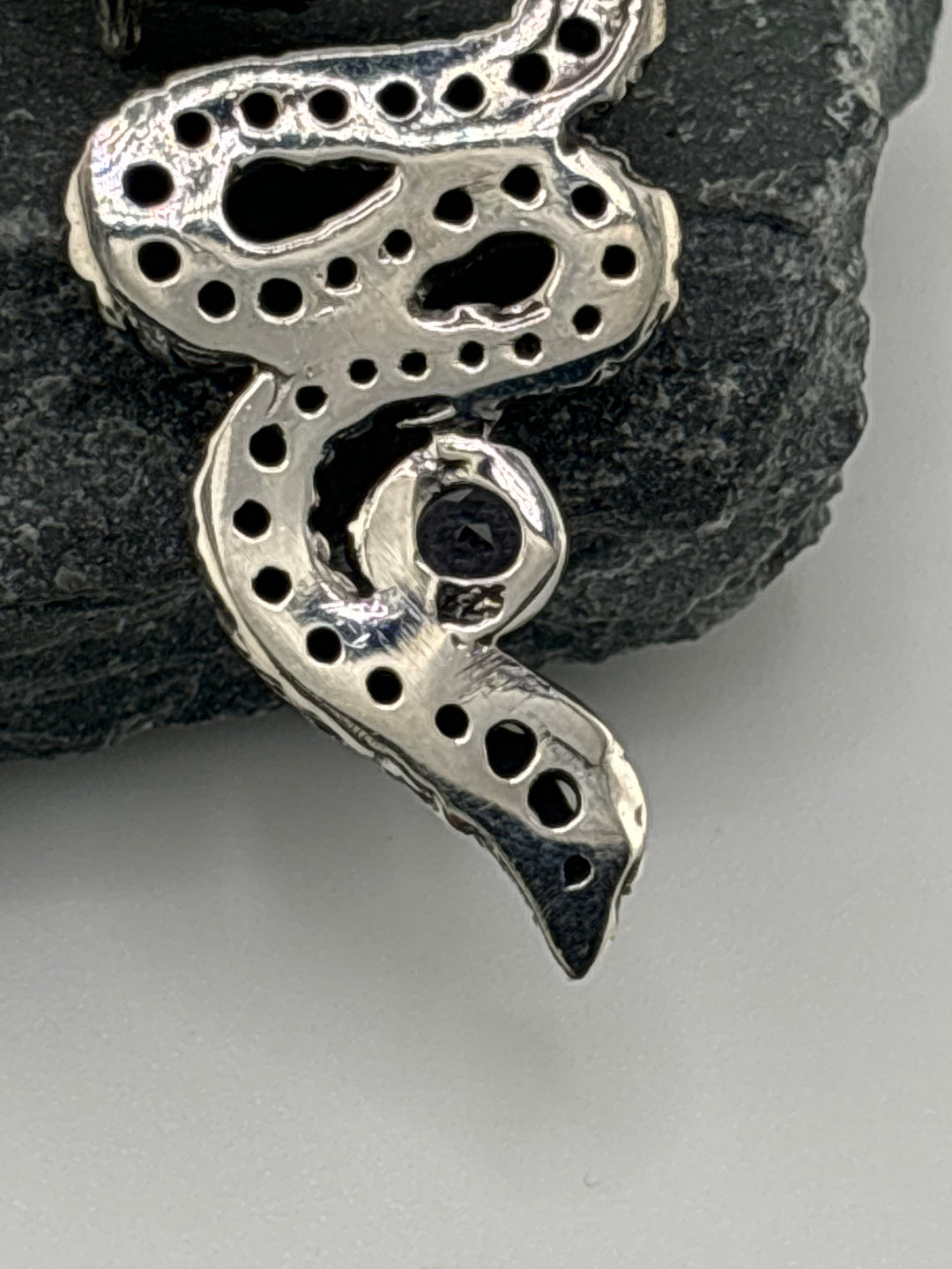 Bali Amethyst Dragon Pendant