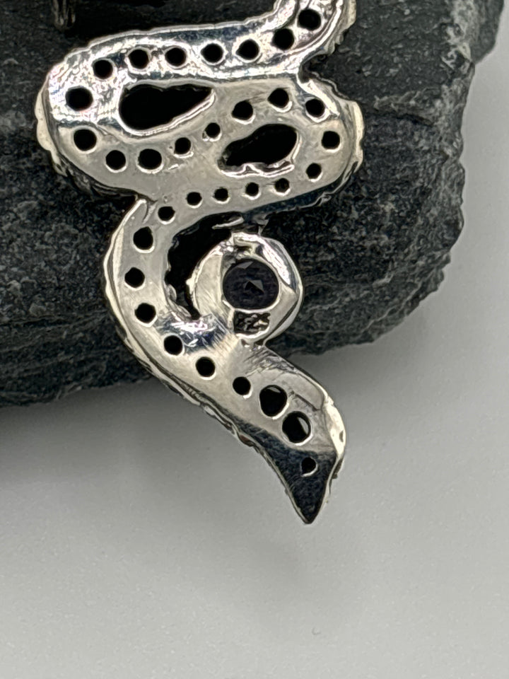 Bali Amethyst Dragon Pendant