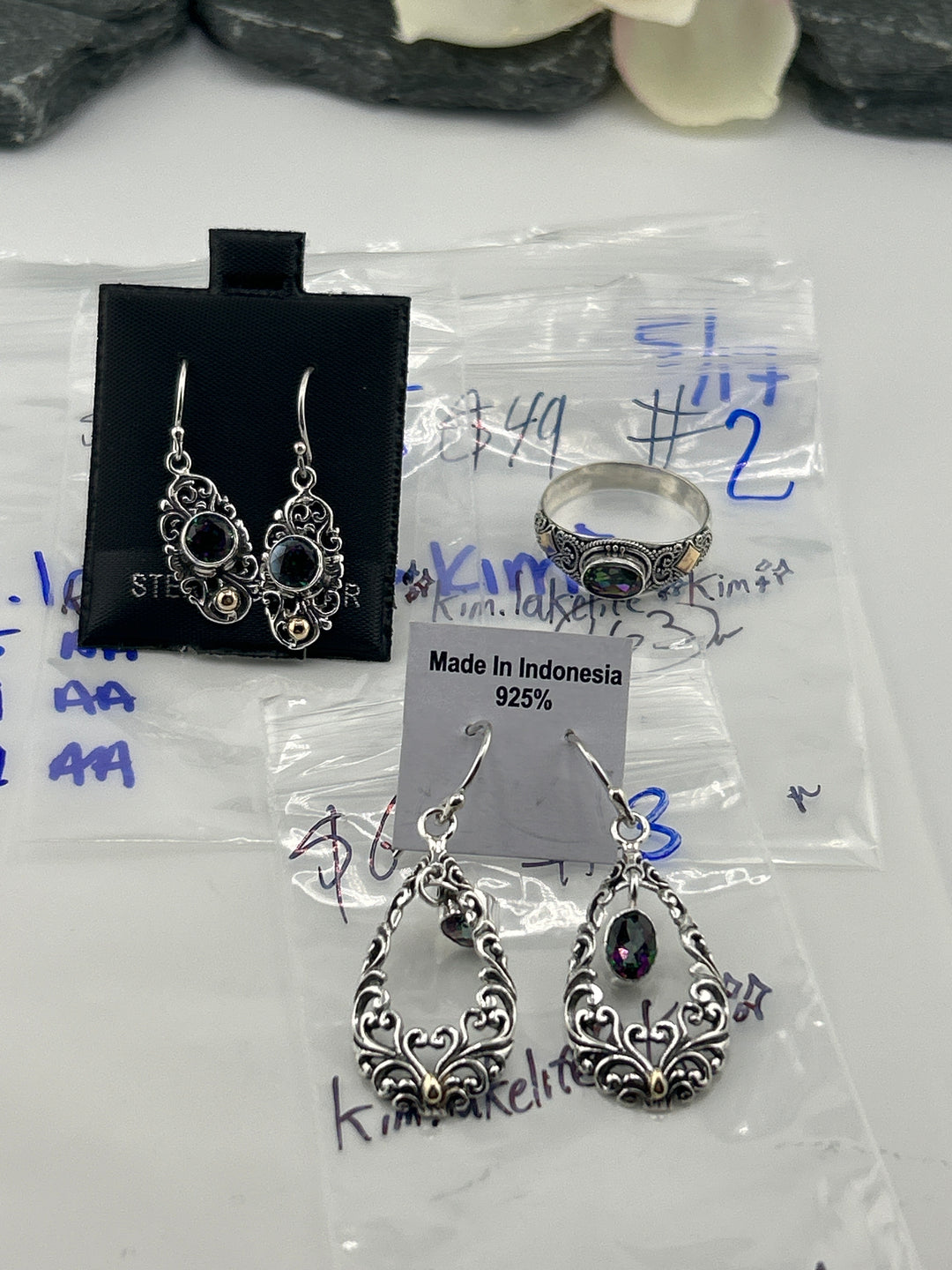 RESERVED FOR: kim.lakelife✨kim✨- 5/17/2025 tiktok Live Show (48 hour) -3 Sterling Silver Items
