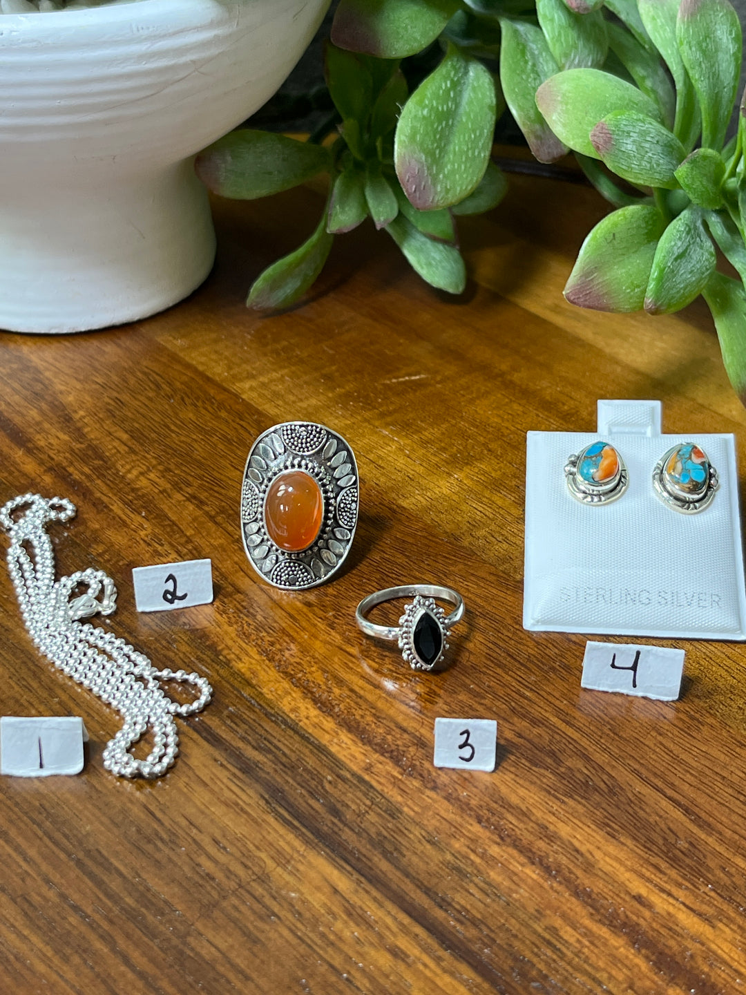 RESERVED FOR: Susan Bishop Byerly-9/4/2024 -4 Sterling Silver Items