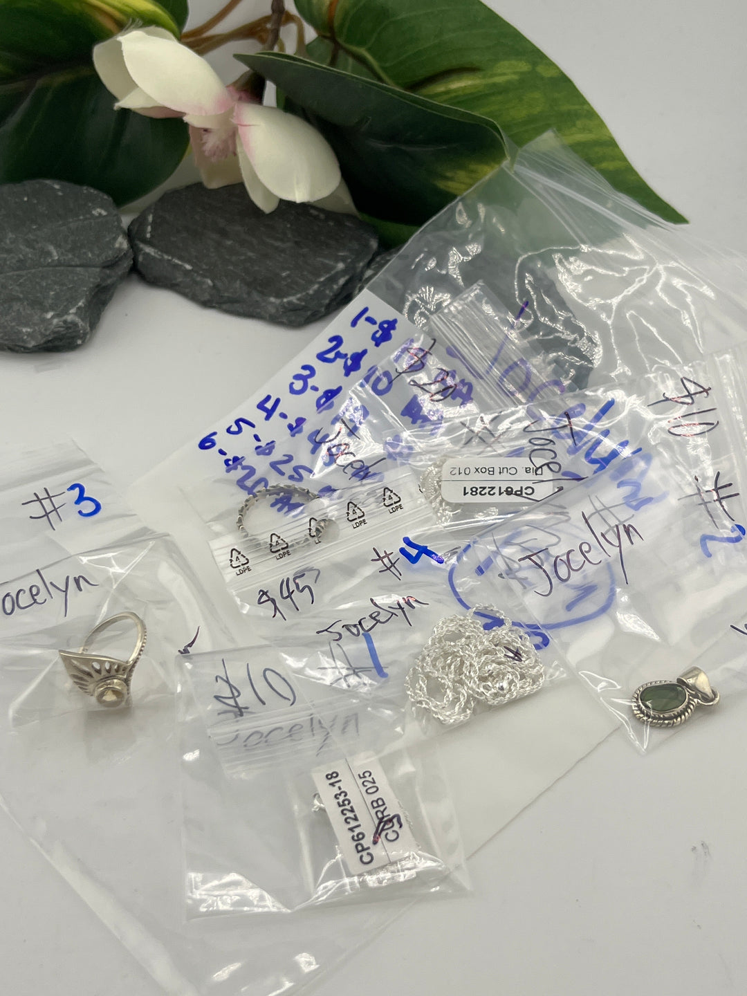 RESERVED FOR: Jocelyn - 5/21/2025 tiktok Live Show - 6 Sterling Silver Items
