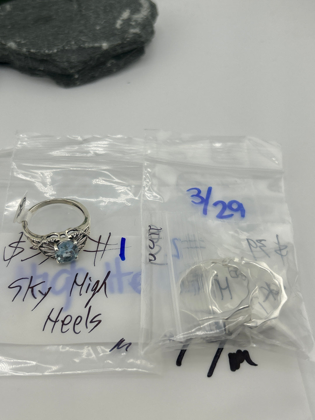 RESERVED FOR: Sky High Heels- 3/29/2025 The Collective Boutique App Live Show - 2 Sterling Silver Items