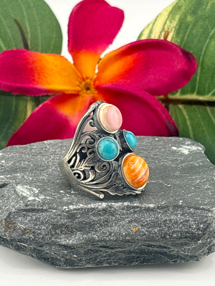 Cluster Shield Ring Size 8