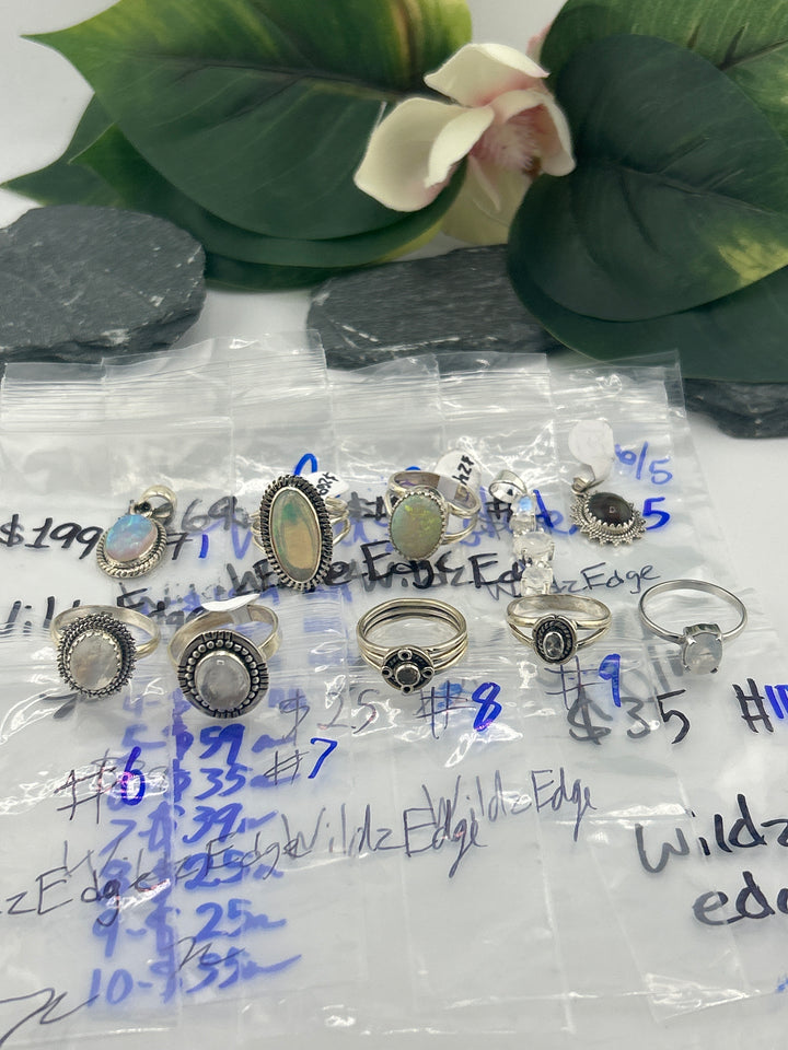 RESERVED FOR: WildzEdge - 6/5/2025 tiktok (48 hr) Reservation Live Show - 10 Sterling Silver Items