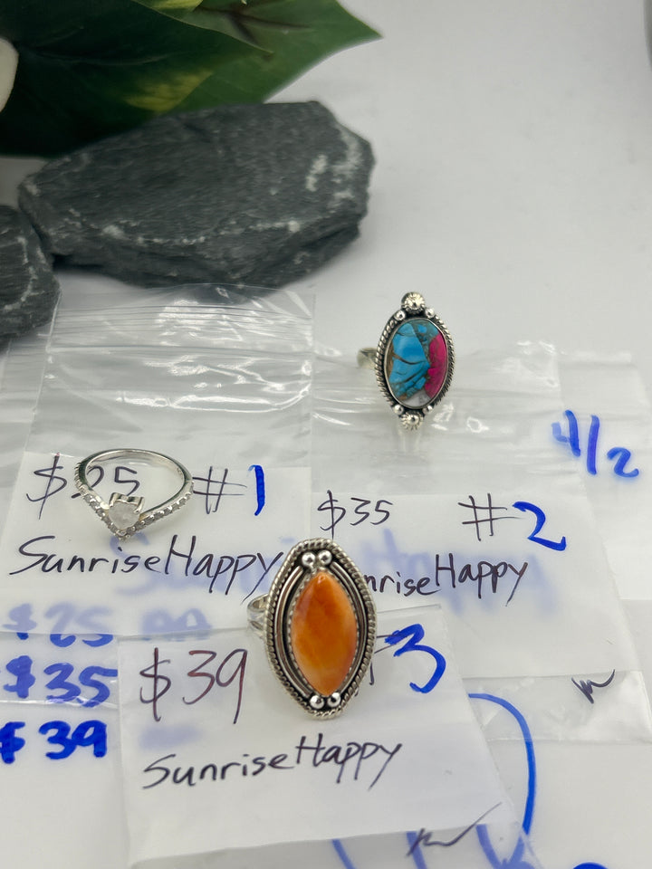 RESERVED FOR: SunriseHappy- 4/2/2025 Tiktok Live Show - 3 Sterling Silver Items