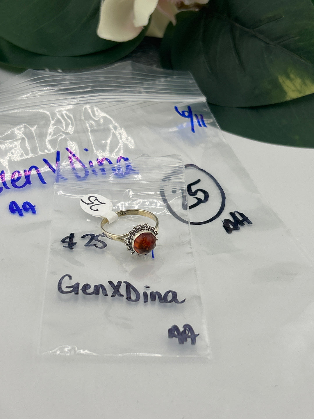 RESERVED FOR: GenXDina - 6/11/2025 tiktok Reservation Live Show - 1 Sterling Silver Items
