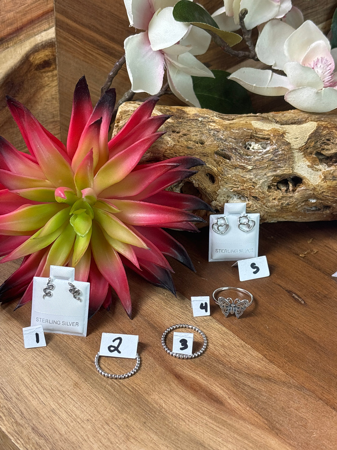 RESERVED FOR: mochikayla 7/25/24- 5 Sterling Silver Items