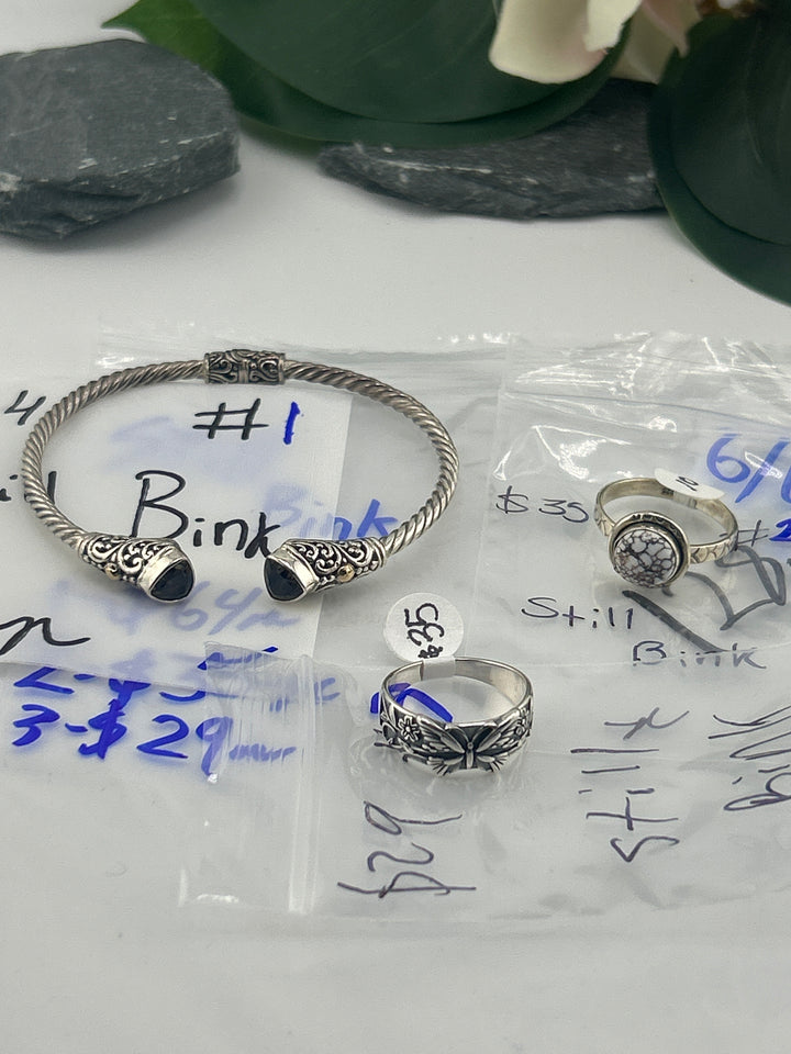 RESERVED FOR: Still Bink - 6/6/2025 tiktok Reservation Live Show - 3 Sterling Silver Items