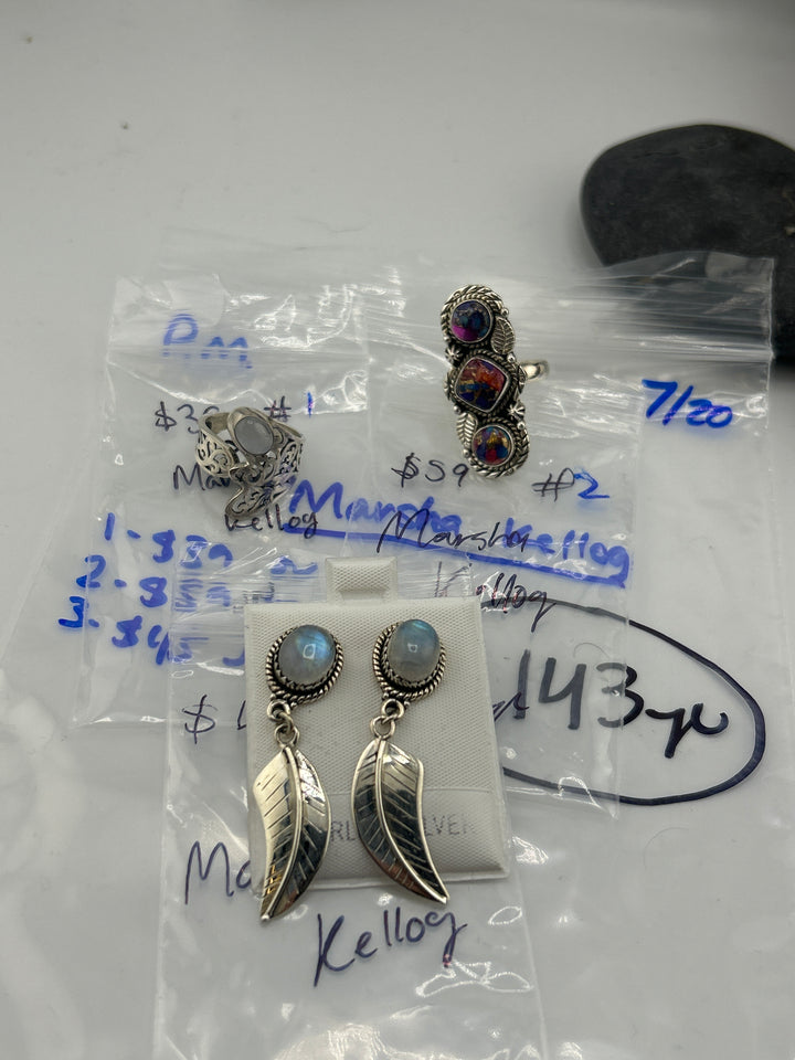 PM SHOW 48HR - RESERVED FOR:  Marsha Kellog- 7/20/2025 FL tiktok Live Show -3  Sterling Silver Items