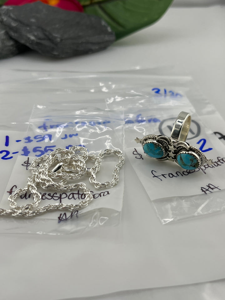 RESERVED FOR: francesspatafora- 3/30/2025 tiktok Live Show - 2 Sterling Silver Items