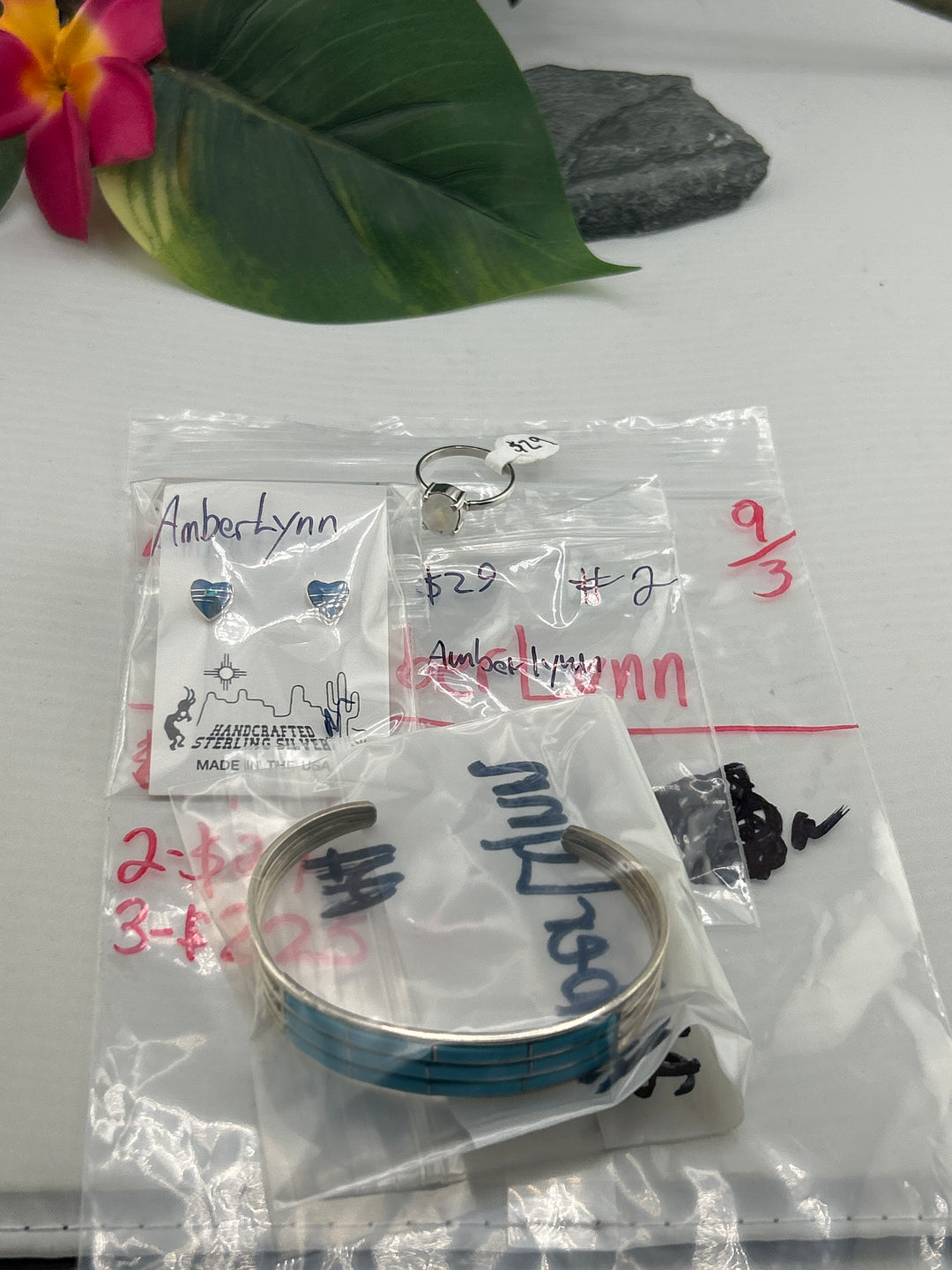 AM SHOW 48HR - RESERVED FOR: AmberLynn - 9/3/2025 FL tiktok Live Show - 3 Sterling Silver Items