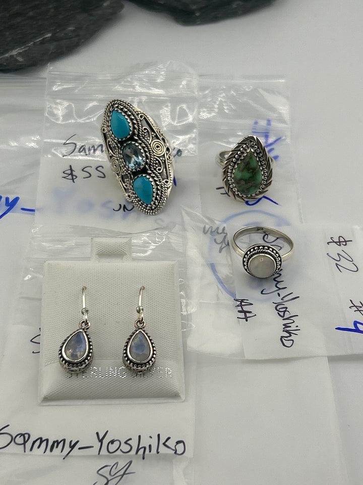 RESERVED FOR: Sammy_Yoshiko -4/6/2025 tiktok Live Show - 4 Sterling Silver Items