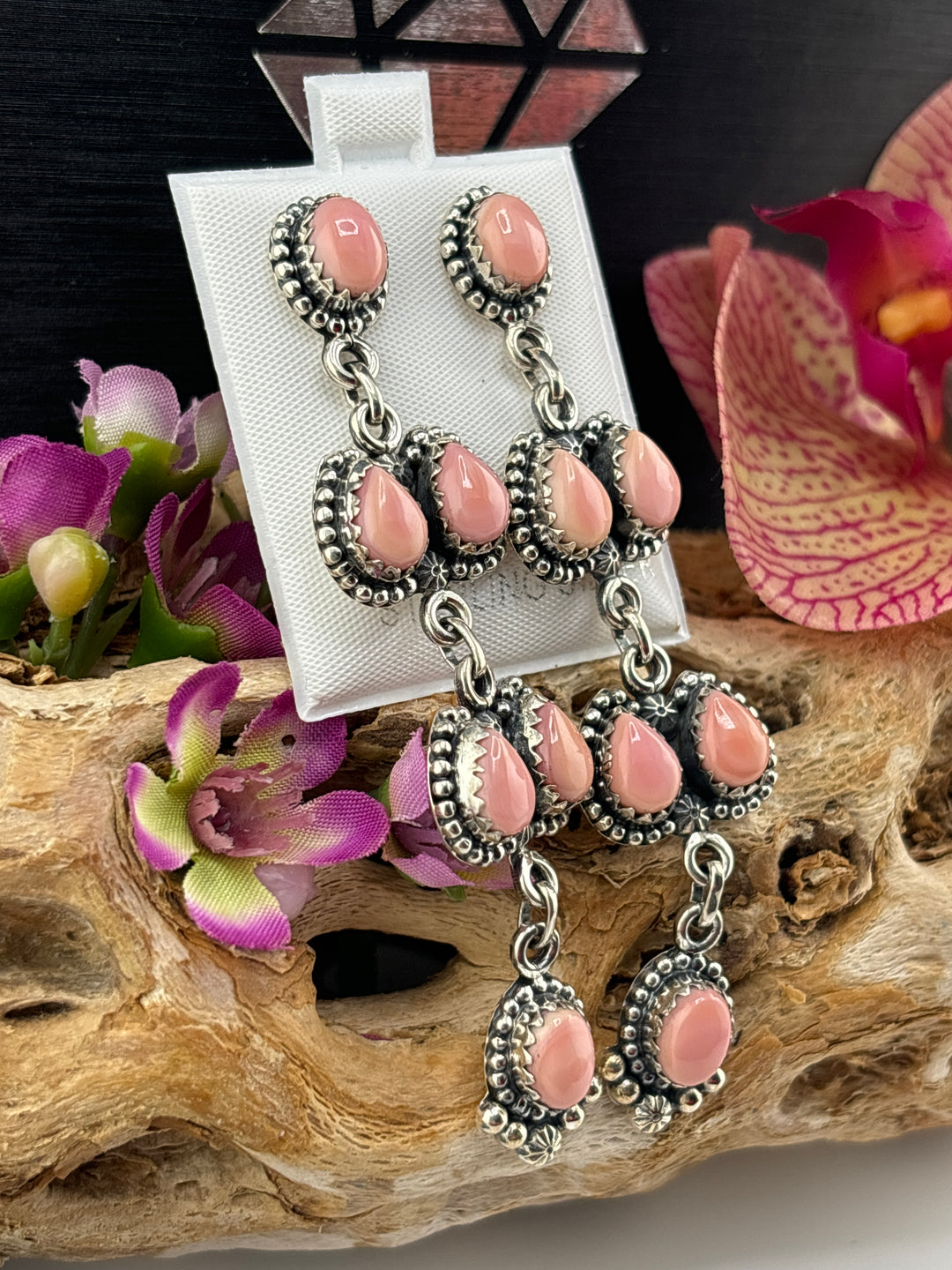 Queen Conch Southwest Statement Stud Dangles