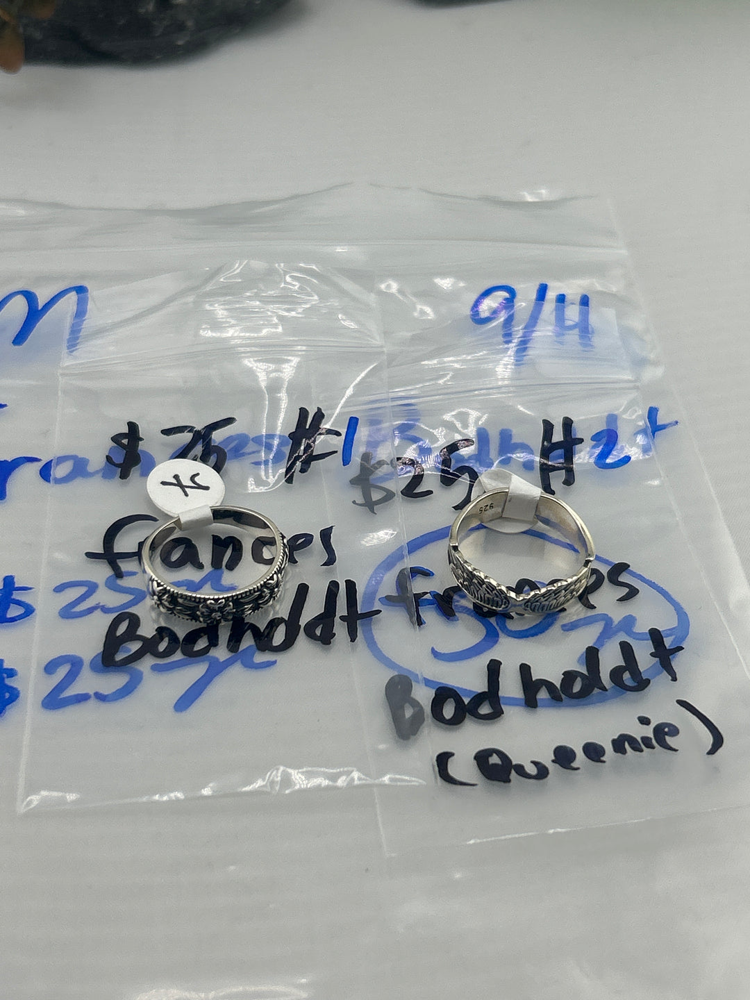 PM SHOW 48HR - RESERVED FOR: Frances Bodholdt - 9/04/2025 FL tiktok Live Show - 2 Sterling Silver Items