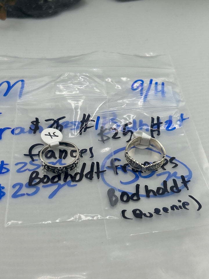 PM SHOW 48HR - RESERVED FOR: Frances Bodholdt - 9/04/2025 FL tiktok Live Show - 2 Sterling Silver Items