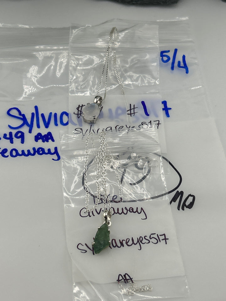 RESERVED FOR: Sylviareyes517 - 5/4/2025 tiktok Live Show - 1 Sterling Silver Items
