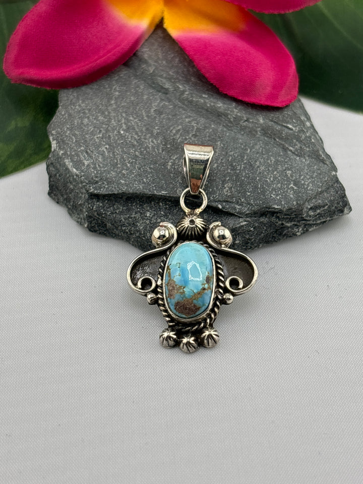 Golden Hills Turquoise Pendant