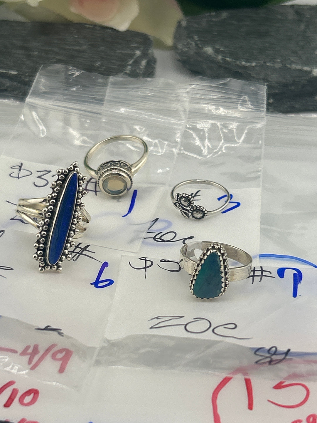 RESERVED FOR: Zoe -4/6/2025 tiktok Live Show - 4 Sterling Silver Items