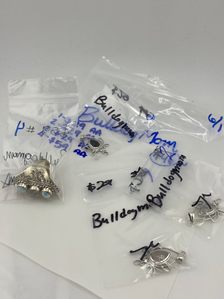 RESERVED FOR: BulldogMom - 6/1/2025 tiktok Live Show -4  Sterling Silver Items