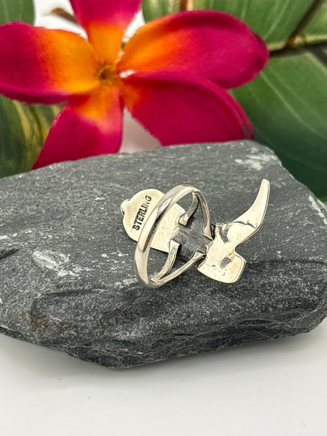 Turquoise Cowboy Boot Ring Size 8.25