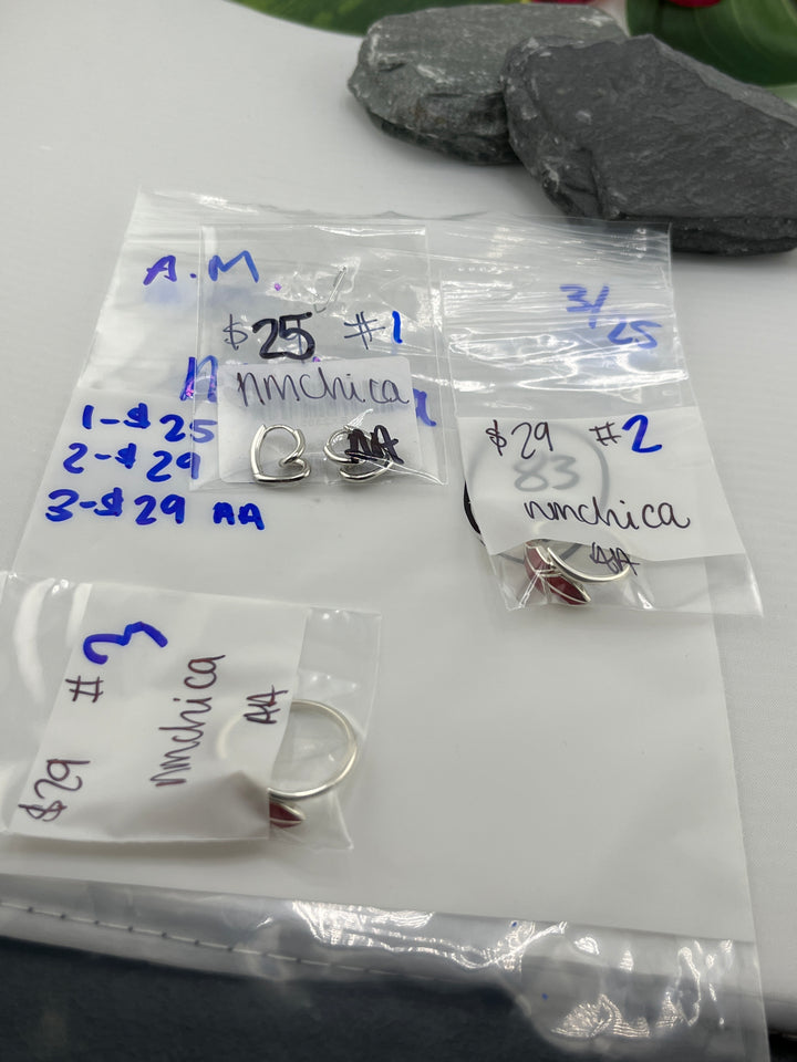 RESERVED FOR: nmchica - 3/25/2025 A.M. Live Show - 3 Sterling Silver Items