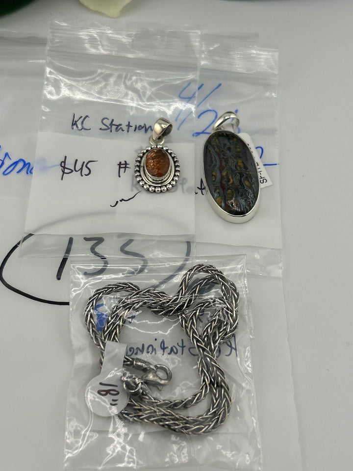 RESERVED FOR: KC Stationer - 4/26/2025 tiktok Live Show - 3 Sterling Silver Items